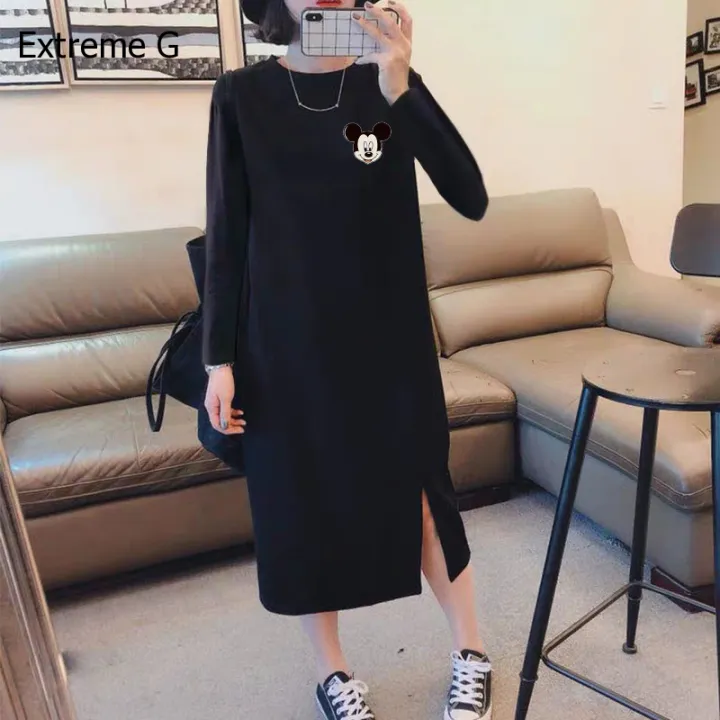 t shirt dress below knee