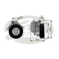 ลูกรอกสายพานหน้าเครื่อง BENZ W202 W203 C208 C209 C219 W210 W211 W463 W163 W251 W220 R129 R230 R170 R171 W639 M112 M113 GATES