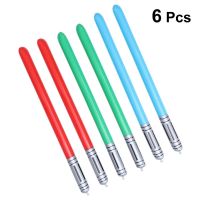 6pcs Inflatable Cosplay Light saber Inflatable Sword Toys boys for Star Fans Children War Game Birthdays Party Gifts