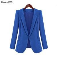 [BREM85 Stock] Patchwork Cardigan Blazer ashion Casual Cardigan Blazer Three-dimensional Shoulder Business Clothes