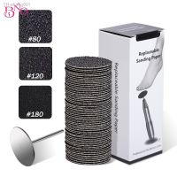 Foot Dead Skin Sandpaper Smart Wheel Pedicure File Flexible Grinding Disc Tool Replaceable Nozzles Sawing Sholts Cuticle Callus