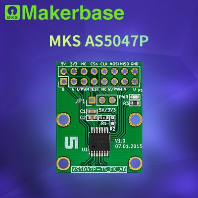 Makerbase AS5047P Doggo ODrive SimpleFOC Magnetic SPI ABI Encoder Adapter Board อิงจาก AS5047P-TS_EK_AB