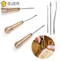 COD DSFGREYTRUYTU SUER 4PCS Craft Shoes Repair Tool Handmade Needle Tool Kit Sewing Awl Sets Canvas Leather Hand Stitcher Taper Sewing Supplies Leather Craft