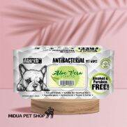 Khăn giấy ướt kháng khuẩn Absorb Antiracterial pet wipes cho thú cưng