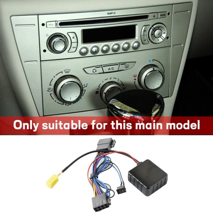  Para Peugeot para Citroen Elysee C2 C3 RD4 módulo Bluetooth inalámbrico Radio estéreo AUX-IN adaptador de Audio