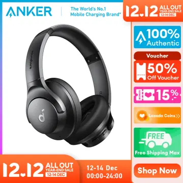 Anker, soundcore Q20i Hi-Res ANC Over-ear Headphone Black A3004, Color :  Black