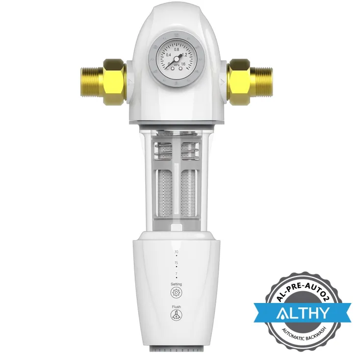 ALTHY Automatic Flushing Backwash Prefilter Spin Down Sediment Water