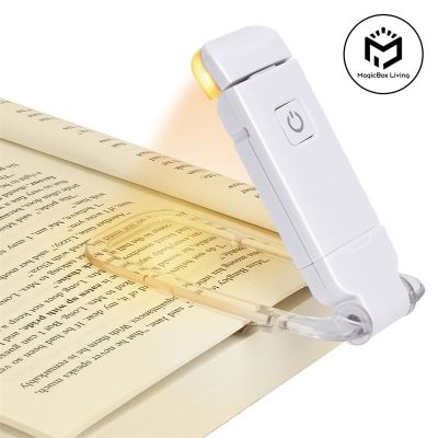 【CC】 USB Rechargeable Book Reading Protection Night Clip Desk Read Lamp