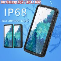 【Sell Well】FDD IP68กรณีกันน้ำสำหรับ Samsung Galaxy A72 A42 A12 A52 A32 A51ดำน้ำว่ายน้ำกีฬากลางแจ้งฤดูใบไม้ร่วงฝาครอบ A53 A33 A13