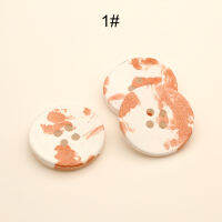 6PCS NEW Resin Buttons for Clothing Blouse Men Women Needlework Sweater Suit Coat Fashion Accessories Sewing Diy 24 Holes