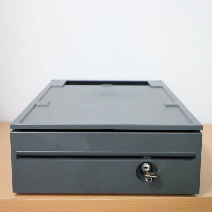 TOSHIBA CASH DRAWER IRON GRAY 4881 พร้อมกุญแจ ลิ้นชักเก็บเงิน เครื่อง