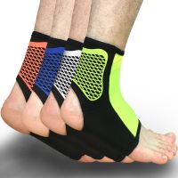 【CW】 1PCS Ankle Support Elastic Brace Guard Foot Ankles Protector Wrap Football Taekwondo Basketball