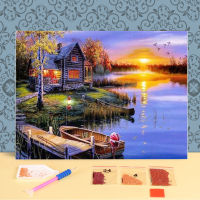 Landscape DIY 3D Full Diamond Embroidery Diamond Mosaic Diamond Painting Complete Kit Christmas Gift Home Decor Hobby Picture