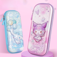 New Sanrio Pencil Case Cinnamon Roll Melody Pencil Case Eva Pencil Case Multifunctional Sandwich Storage Bag