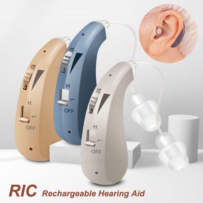 ZZOOI Invisible Hearing Aids Rechargeable Hearing Aid BTE Digital Sound Amplifier For Deafness Elderly Wireless Headphones Ear Care