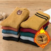 5 Pairs / Lot Kids Socks New Plush Autumn And Winter Plush and Thicken Boys Girls Socks 3- 11 Year Children Socks