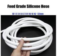 White Silicone Tube ท่อซิลิโคน ID 1 2 3 4 5 6 7 8 9 10 14 16 ~ 32มม. ท่อยางยืดหยุ่นเกรดอาหารท่อน้ำเครื่องดื่มปราศจากแอลกอฮอล์ขั้วต่อที่มีสีสัน