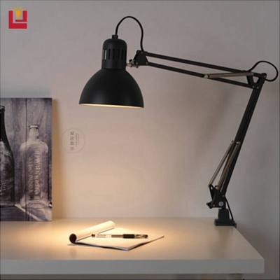 YONUO โคมไฟหนีบโต๊ะ โคมไฟตั้งโต๊ะ โคมไฟอ่านหนังสือ โคมไฟ LED ปรับระดับได้รอบทิศทาง ใช้ขัวหลอด E27 เลือกได้ตามชุด