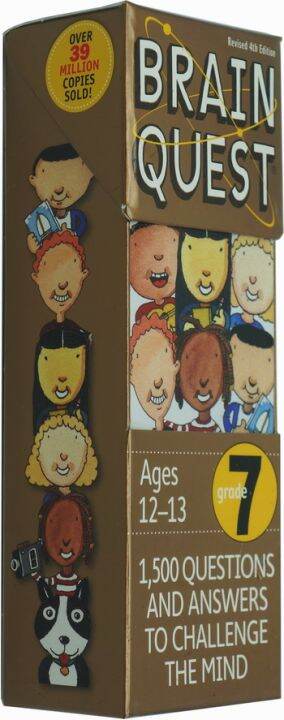 English original brain quest grade 7 children's intelligence ...
