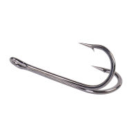 Double Fishing Hooks Sea Duple Hook 28#-20# Stainless Steel Frog Hook Accessories for Tuna Fishing anzol pesca