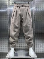 【CC】❉  Mens Striped Pants Loose Hip Hop Sportswear New Trousers Luxury Brand Harem Sweatpants