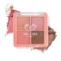 Nee Cara Mini Fruits 4 Shade Eyeshadow Palette นีคาร่า อายแชโดว์ ผลไม้ (N319)