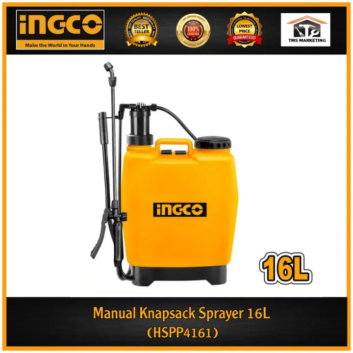 Ingco 16L Manual Knapsack Sprayer HSPP4161 | Lazada PH