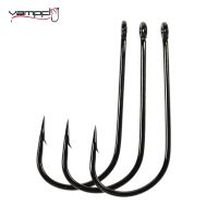 Vampfly Carbon Steel Barbed Fishing Hooks 2X Strength Wide Gap Big Game Streamer Fly Hook Saltwater Freshwater Fishhook Tackle