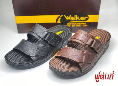 รองเท้าแตะ Walker รองเท้าแตะหนังแท้ รหัส WB718 ของแท้ พร้อมส่ง