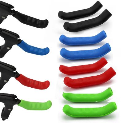 2Pcs Bicycle Brake Lever Covers Mountain Bike Handlebar Grip Brake Lever Silicone Cover Protector Sleeve Bike Cycling Protection