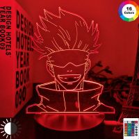 Gfh โคมไฟอะนิเมะ Satoru Gojo Jujutsu Kaisen ไฟไฟ Led กลางคืนสำหรับของขวัญวันเกิด Jujutsu Kaisen Nightlight Satoru Gojo ลดค่าจัดส่ง