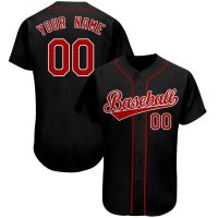 Customizable Baseball Jersey Team Shirt Print Team Personal Name Number Hip Hop Sportswear Baseball T-shirt Men/Women/Kid