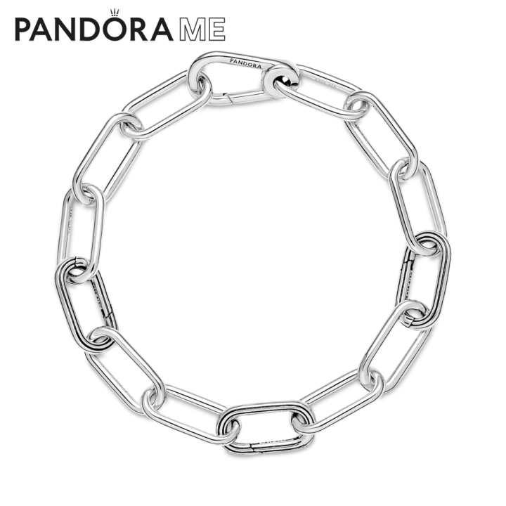 pandora-me-silver-sterling-silver-link-bracelet-เครื่องประดับ-สร้อยข้อมือ-สีเงิน-เงิน-สร้อยข้อมือสีเงิน-สร้อยข้อมือเงิน-ชาร์ม-สร้อยข้อมือแบบชาร์ม