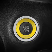 Engine Start Stop Button Knob Cover + Ring Trim Accessories for 2015-2020 Charger