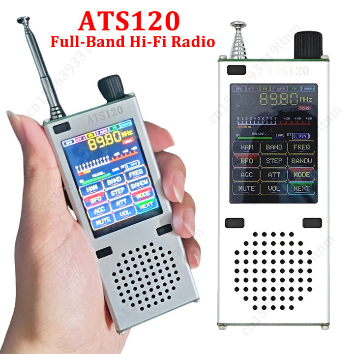 Ats120 Full Band Hi Fi Radio Si4732 Esp32 Bluetooth 24 Inch Tft Touch