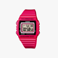 Casio นาฬิกาข้อมือ [ประกันร้าน] CASIO นาฬิกาข้อมือผู้หญิง รุ่น Standard Red รุ่น W-215H-4AVDF-S