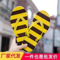 new matching flip-flops mens trendy beach slippers outdoor student personality sandals