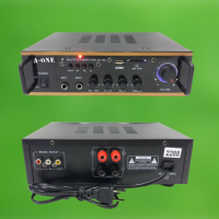แอมป์ขยายเสียง AV-102BT เครื่องแอมป์ขยายเสียง ใช้ในบ้าน 200V-220V เชื่อมต่อBluetooth,FM,USB,SD,AUX,MIC