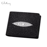 2023 New★ Panios new pearl fish mens wallet PU leather fashion short wallet multi-card wallet factory direct sales