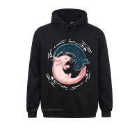 Yin Yang Axolotls Hoodie Zen Axolotl Meditation Yoga Shirt Hoodie For Women Casual Mother Day Hoodies Newest Sportswears Size Xxs-4Xl