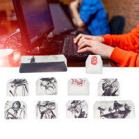 Keycaps Keycap รูปแบบที่ชัดเจนสำหรับคีย์บอร์ดแบบกลไกสำหรับคอมพิวเตอร์สำหรับบ้าน