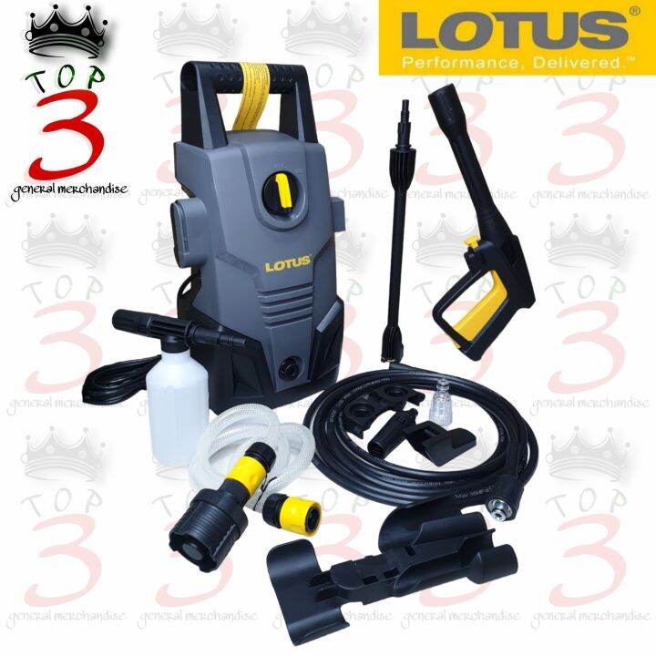 Lotus Pressure Washer 1400W Car Washer Machine Power Spray Wash Sprayer ...