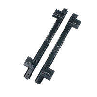 1pair Crane Office Hardware Drawer Slide Rail Smooth Guide Long Full Extension Hoisting Home Computer Desk Keyboard Bracket