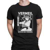 Vermeil manga T Shirt for Men Cotton Vintage T-Shirts O Neck Anime Vermeil In Gold Tees Short Sleeve Clothing New Arrival