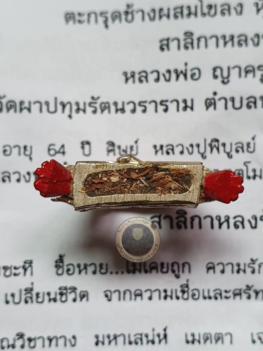 amulet-charm-รับประกันแท้-สาริกาหลงรัง-หลวงพ่อญาครูดุง-2561