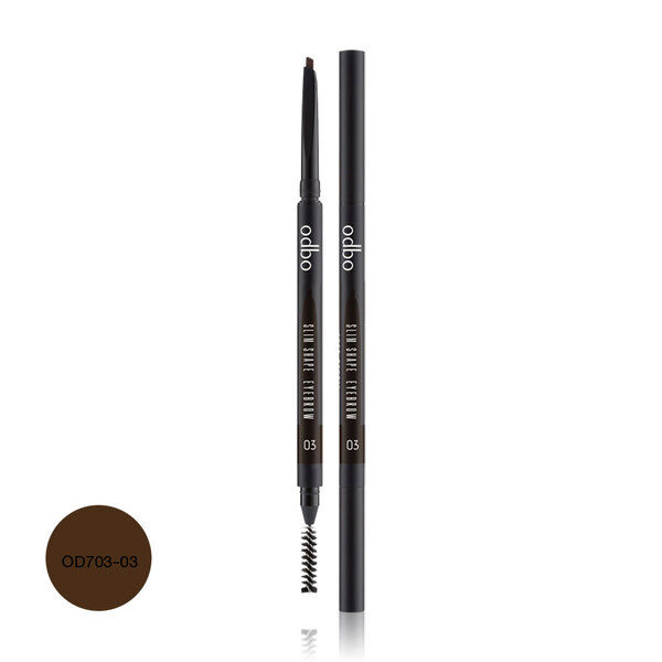 od703-odbo-slim-shape-eyebrow-auto-pencil-0-1g-ดินสอเขียนคิ้วแบบแท่งหมุนระบบออโต้ล็อค