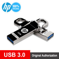 HP USB Flash Drive 64GB Metal Pendrive 32GB Plus OTG DJ DIY LOGO Pen Drive 16GB Cle USB 3.0 Flash Memory Stick 128GB Dropship