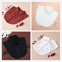 Hot Sale Solid Shirt Fake Collar Ties White amp; Black amp; Red Blouse Vintage Detachable Collars Women Men Clothes Accessories