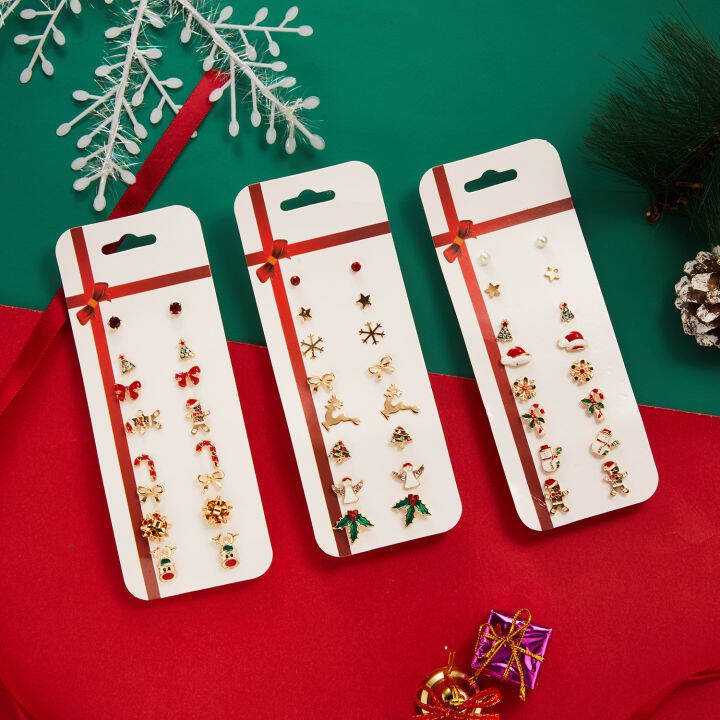 Christmas earring hot sale