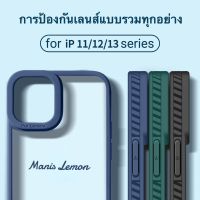 PTP15  Case for iPhone 13 12 11 Pro Max Mini การป้องกันเลนส์ โปร่งใสเกราะกันกระแทก เคส สำหรับ ไอโฟน ซองใส่โทรศัพท์เคสมือถือ case